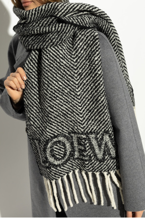 Scarf with fringes od Loewe