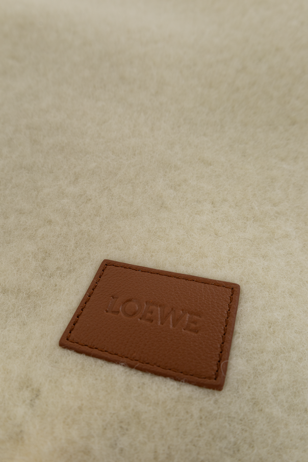 Loewe Eșarfă din lână cu logo