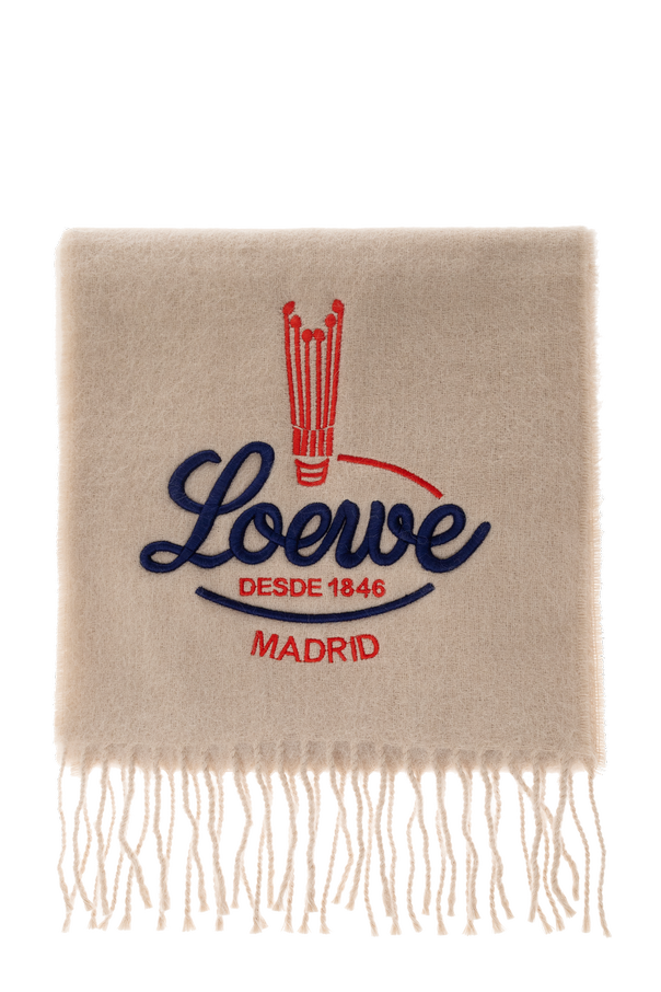 Scarf with Embroidered Logo od Loewe