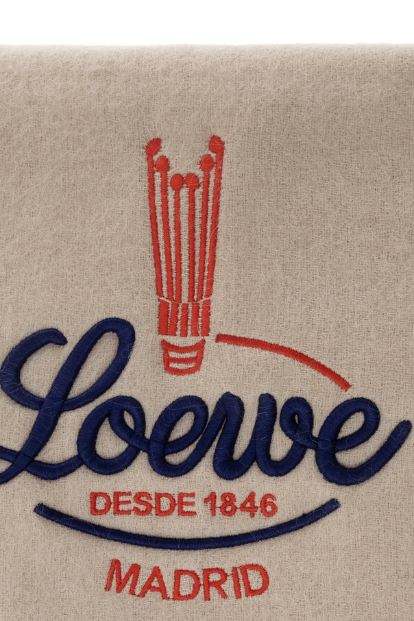 Loewe Eșarfă cu logo brodat