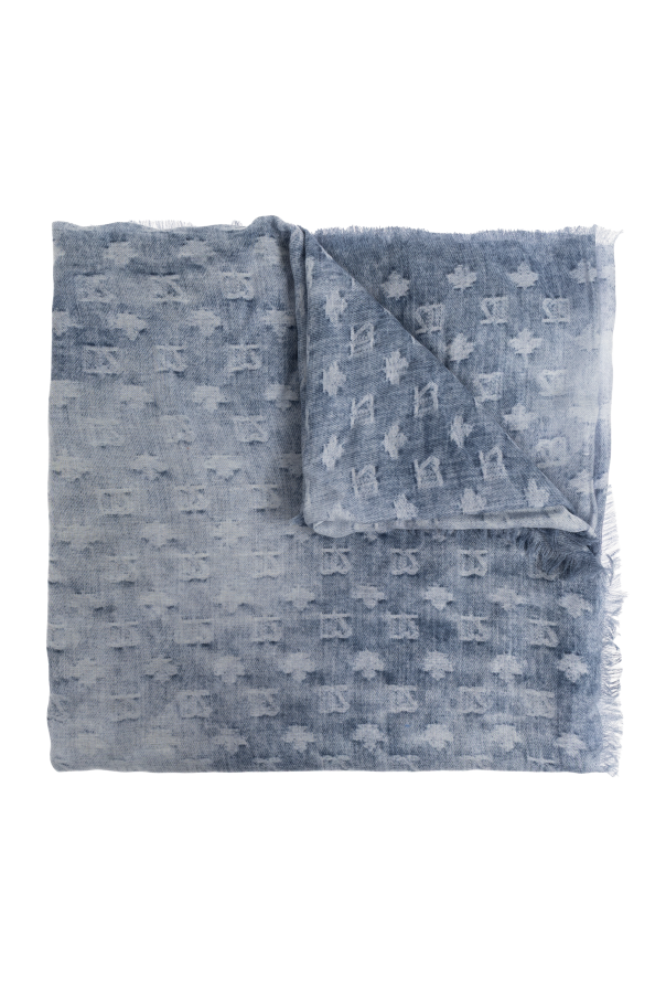 Scarf with monogram od Dsquared2