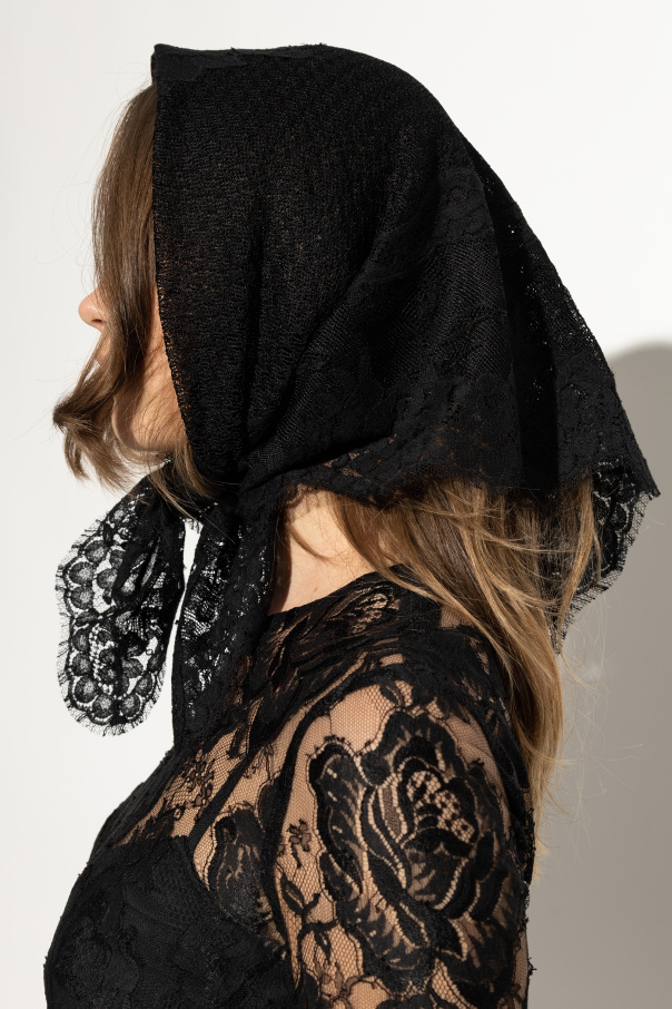 embellished desert dolce gabbana decoration Lace Scarf