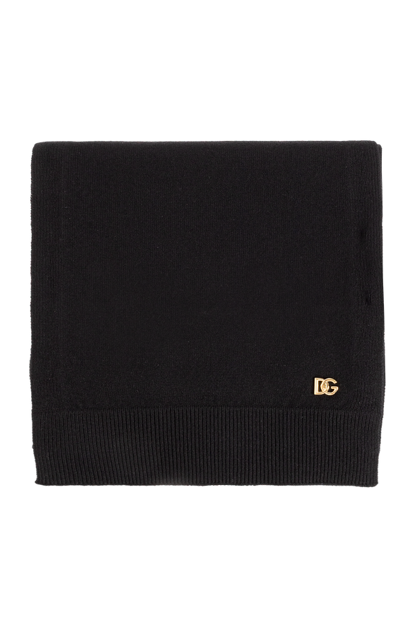 Cashmere scarf with appliqué od Dolce & Gabbana