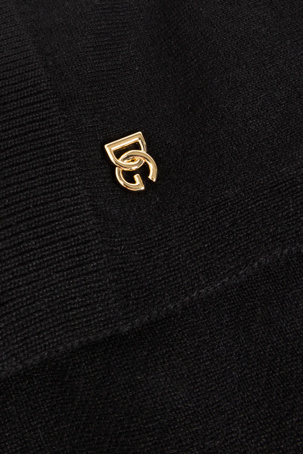 Dolce & Gabbana Cashmere scarf with appliqué