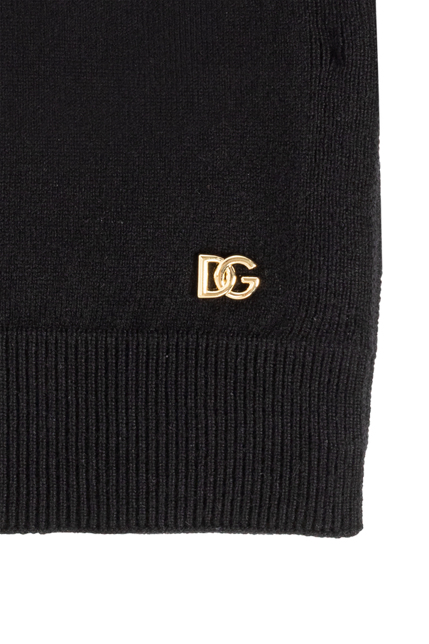 Dolce & Gabbana Cashmere scarf with appliqué