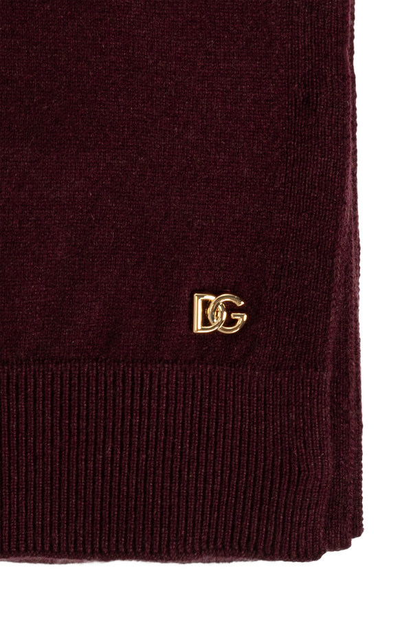 Dolce & Gabbana Lenço de caxemira com aplicação