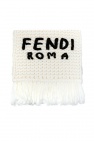 Fendi Knitted scarf with logo