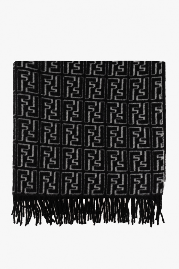 Fendi Wool scarf with monogram