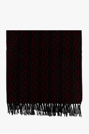 Wool scarf with monogram od Fendi