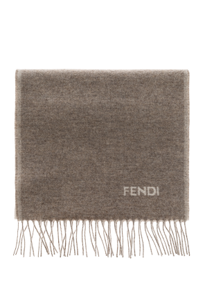 Cashmere Scarf with Logo