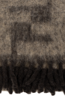 Fendi Monogrammed wool blanket