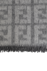 Fendi Monogrammed wool blanket