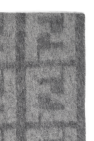 Fendi Monogrammed wool blanket