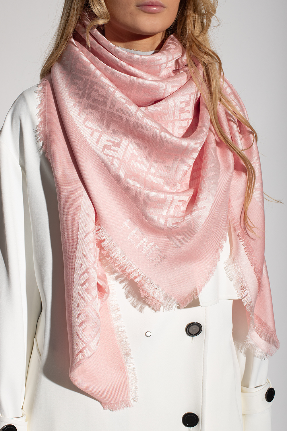 Fendi Monogrammed shawl