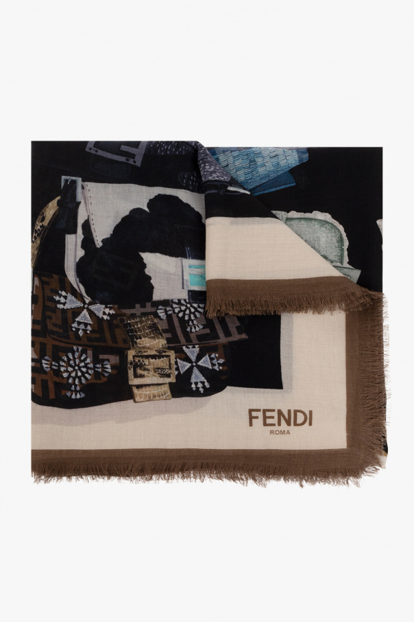 Fendi MONOGRAMEM Patterned foulard