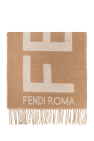 Fendi beige Scarf with logo
