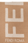 Fendi beige Scarf with logo