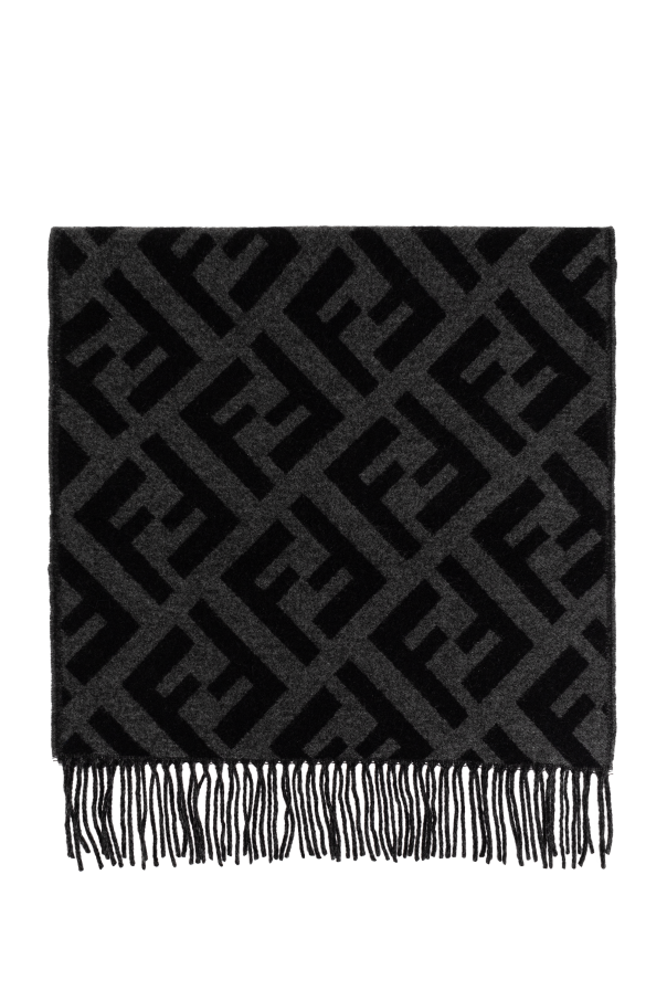 Cashmere scarf with monogram od Fendi