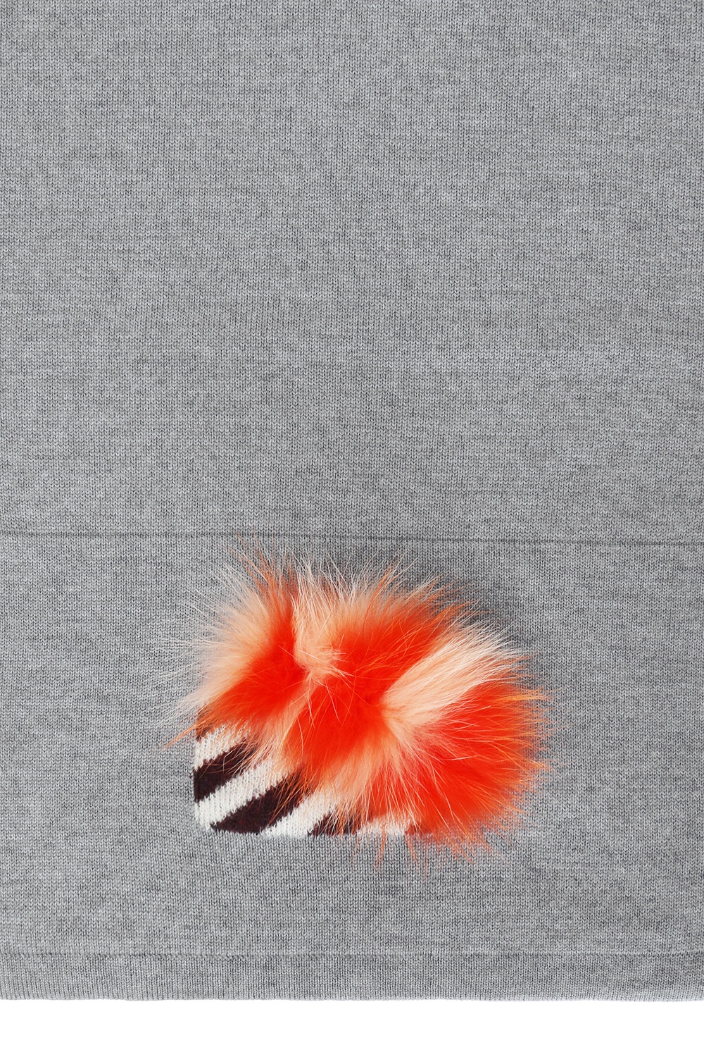 fendi fox fur scarf