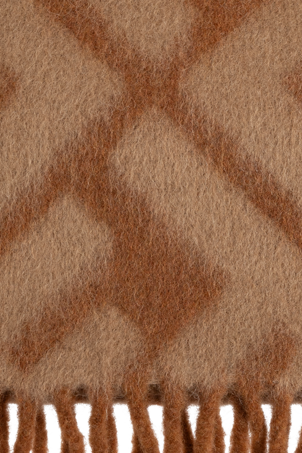 Fendi Szal z frędzlami