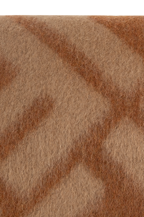 Fendi Szal z frędzlami