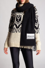 Moncler Wool scarf with logo