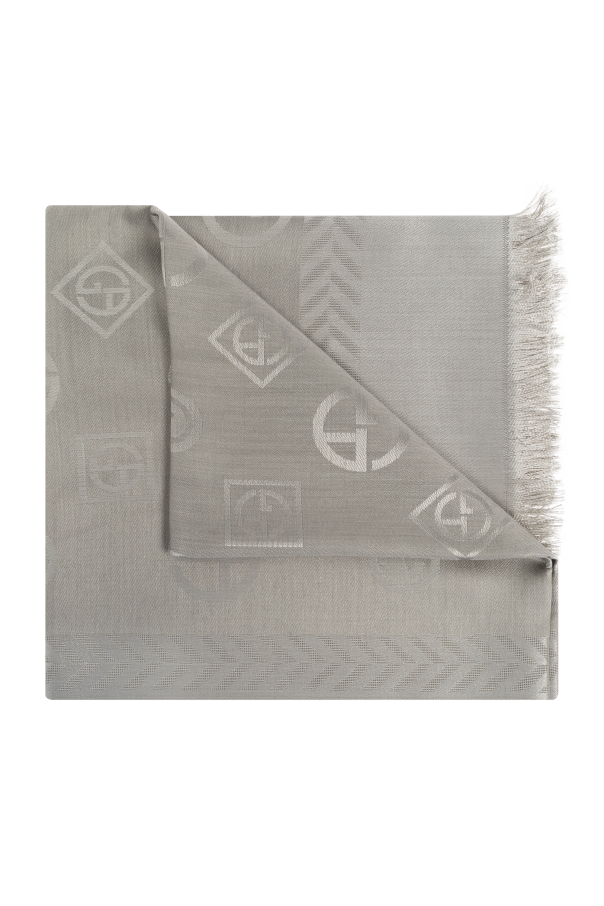 Scarf with monogram od Giorgio Armani