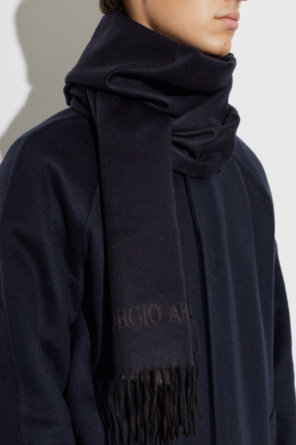 Giorgio Armani Scarf with fringes
