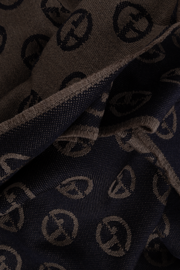Giorgio Armani Wool scarf with monogram