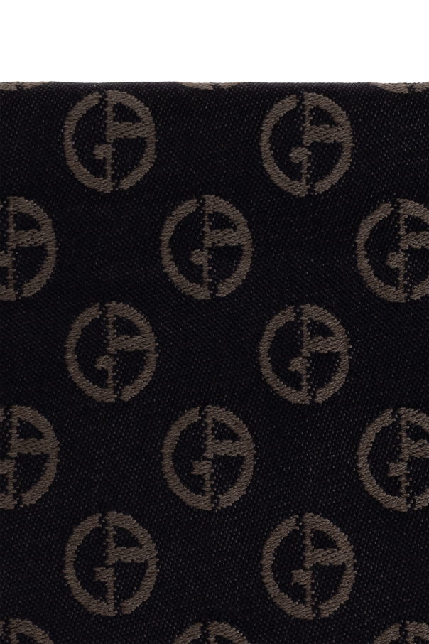 Giorgio Armani Wool scarf with monogram