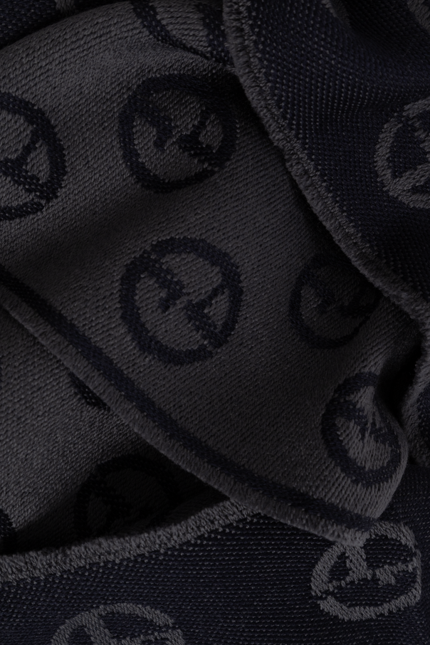 Giorgio Armani Wool scarf with monogram
