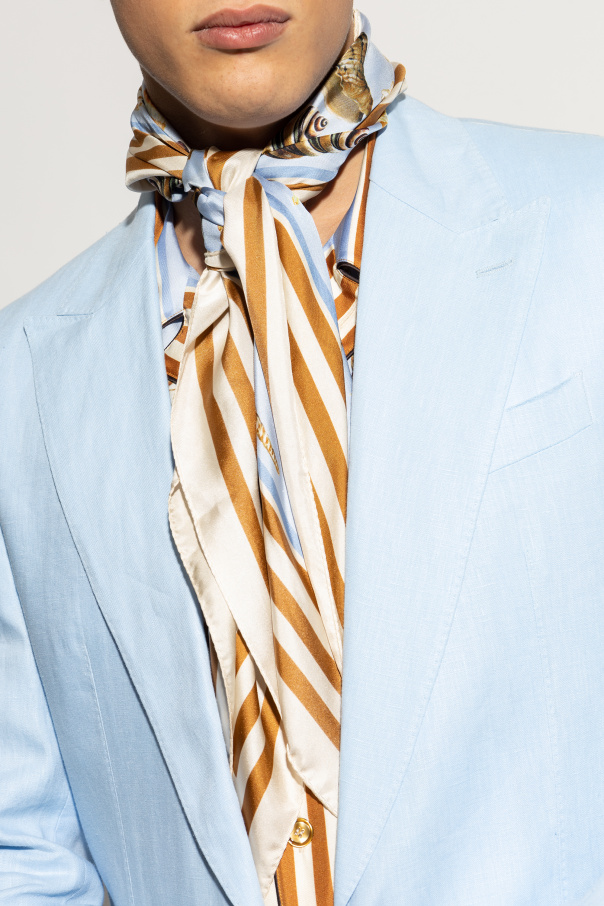 Dolce & Gabbana Seidenschal mit Aufdruck