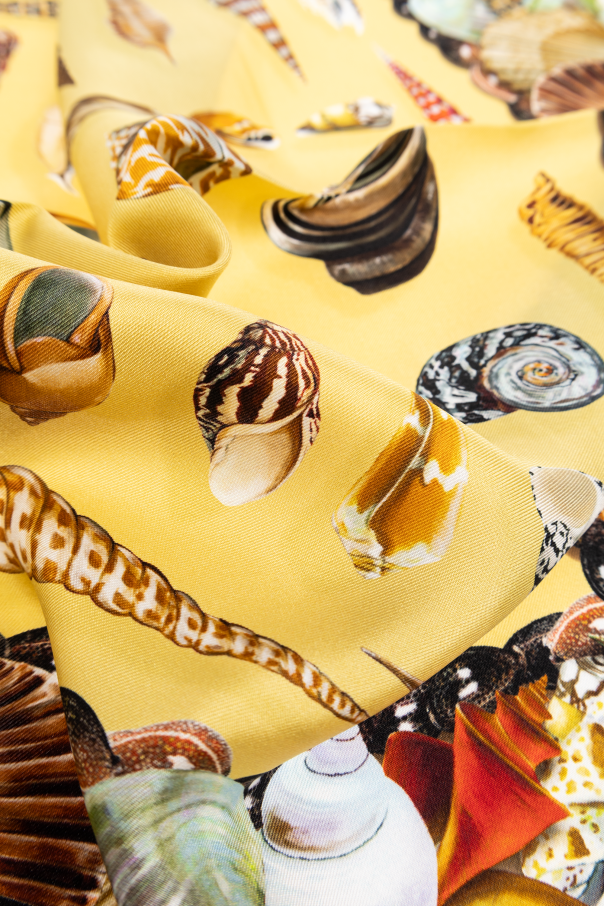 Dolce & Gabbana Pañuelo de seda con estampado