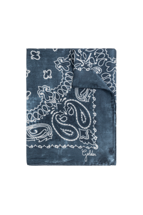 Silk scarf with logo od Golden Goose