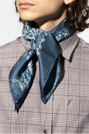 Golden Goose Silk scarf with logo