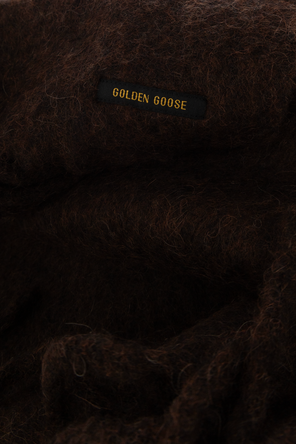 Golden Goose Wool Scarf with Fringes