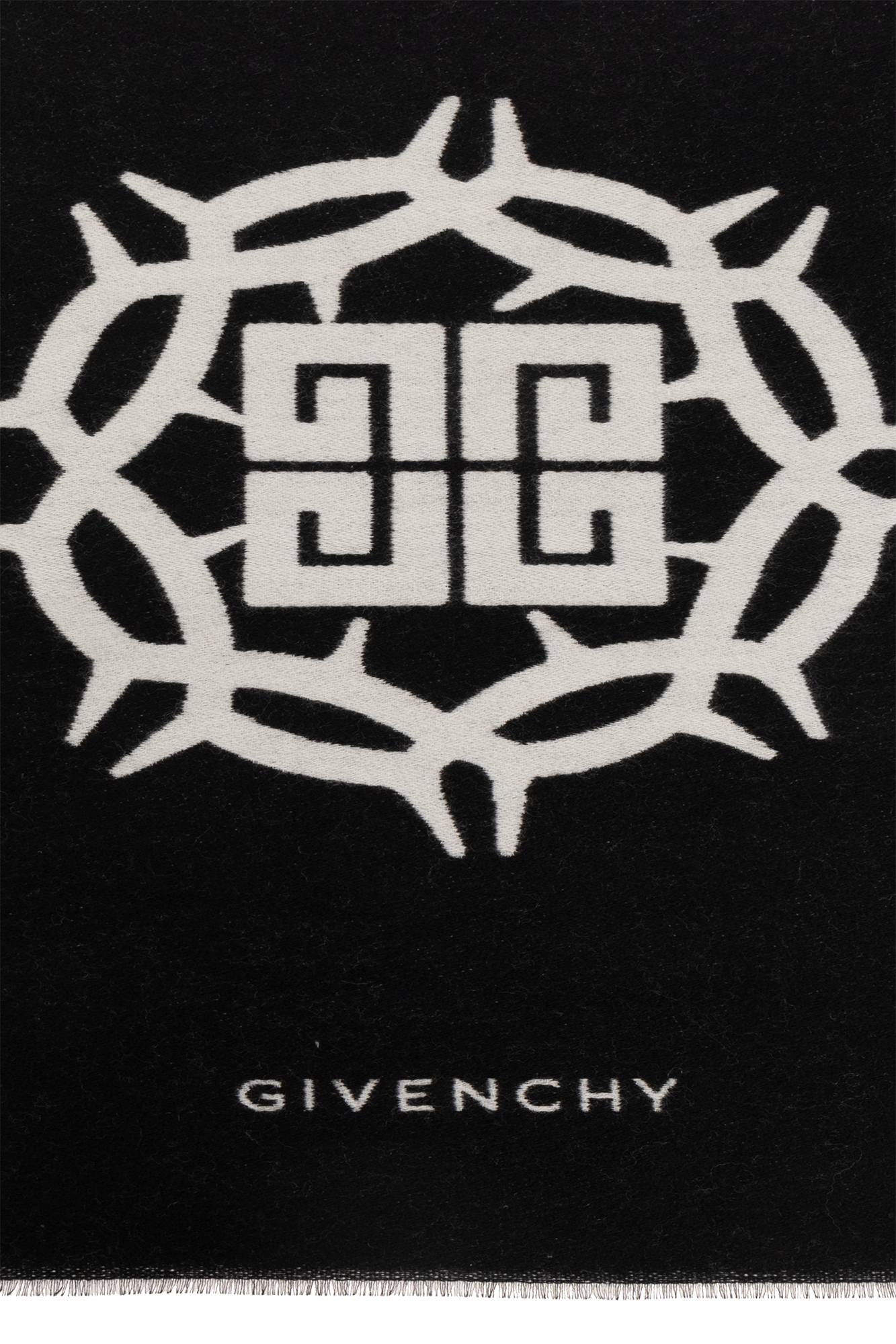 Givenchy Wool scarf with logo