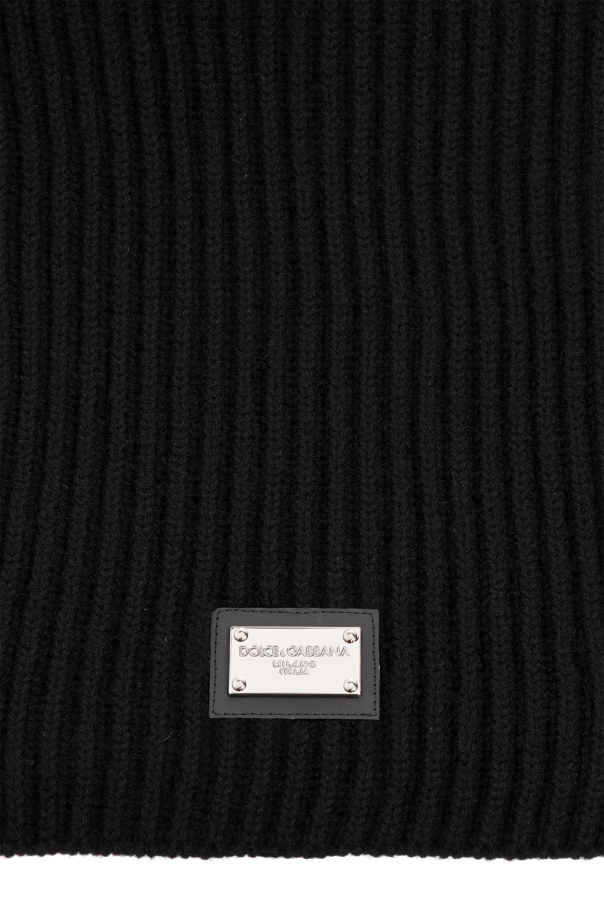 Dolce & Gabbana Szal z aplikacją z logo