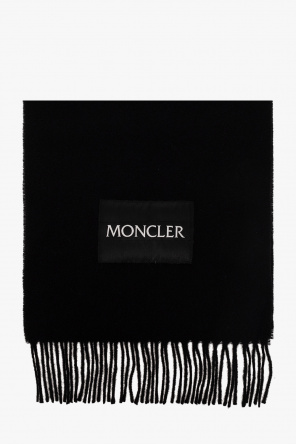 Wool scarf with logo od Moncler