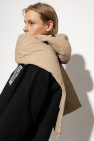 Etudes beige Hooded scarf