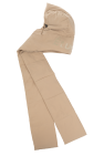 Etudes beige Hooded scarf