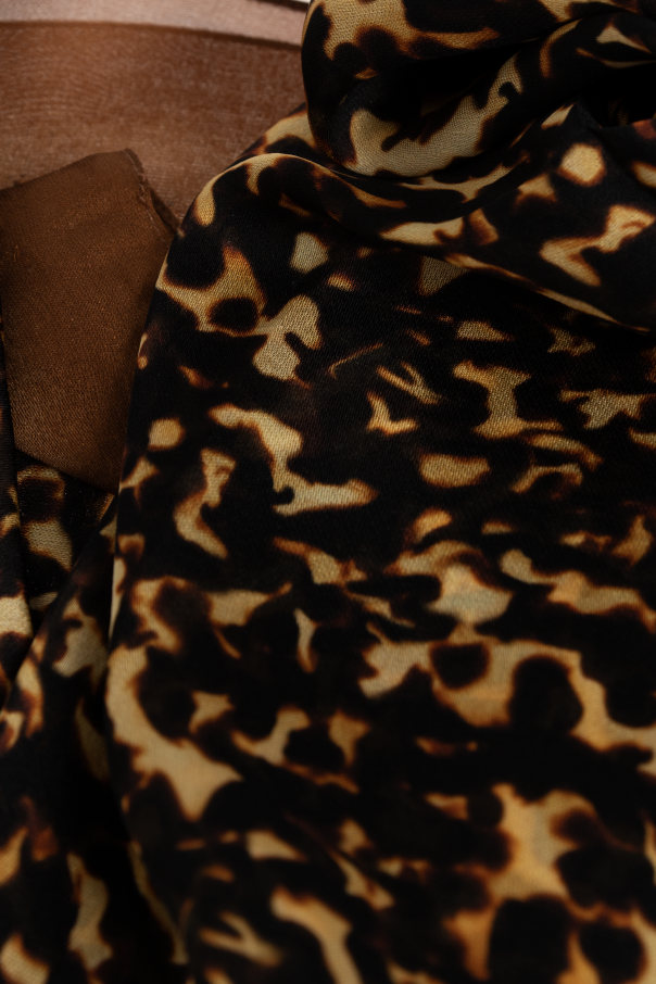 Jimmy Choo Silk scarf with animal motif