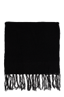 Yohji Yamamoto BLACK Fringed scarf