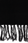 Yohji Yamamoto BLACK Fringed scarf