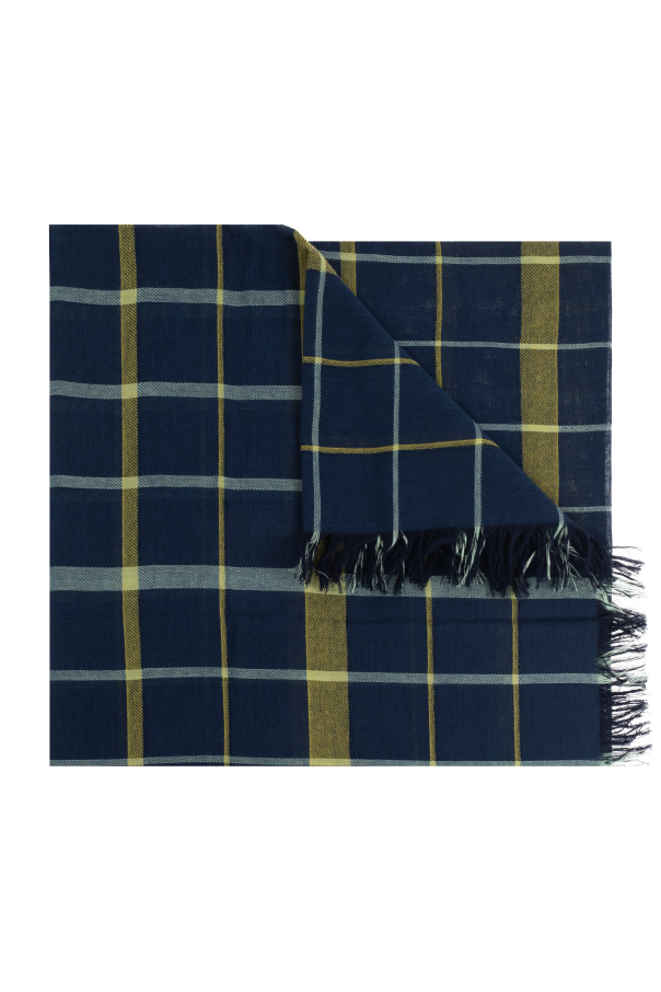 Homme Plissé Issey Miyake Scarf with Check Pattern