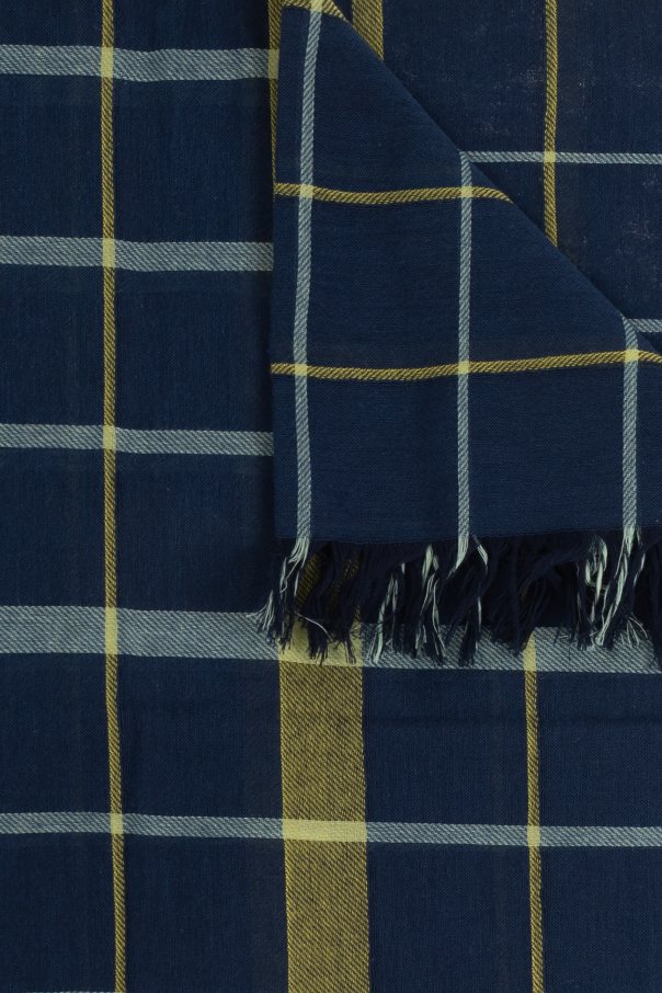 Homme Plissé Issey Miyake Scarf with Check Pattern