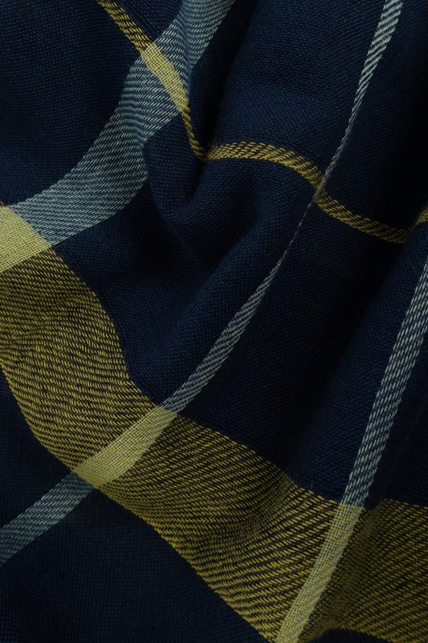 Homme Plissé Issey Miyake Scarf with Check Pattern