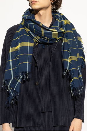 Schal mit karomuster od Homme Plissé Issey Miyake