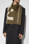 Y-3 Yohji Yamamoto GREEN Scarf with logo