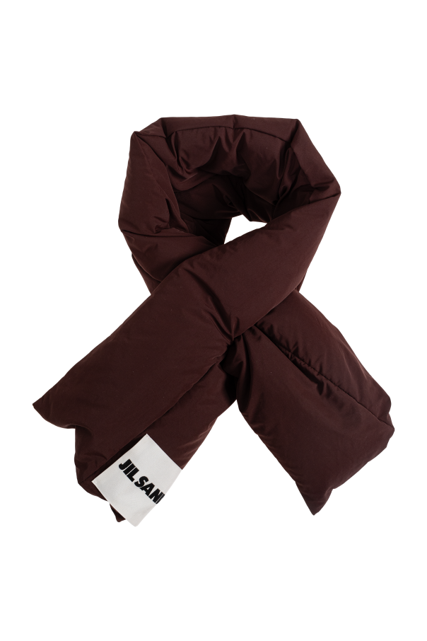 JIL SANDER+ Puffy scarf with logo